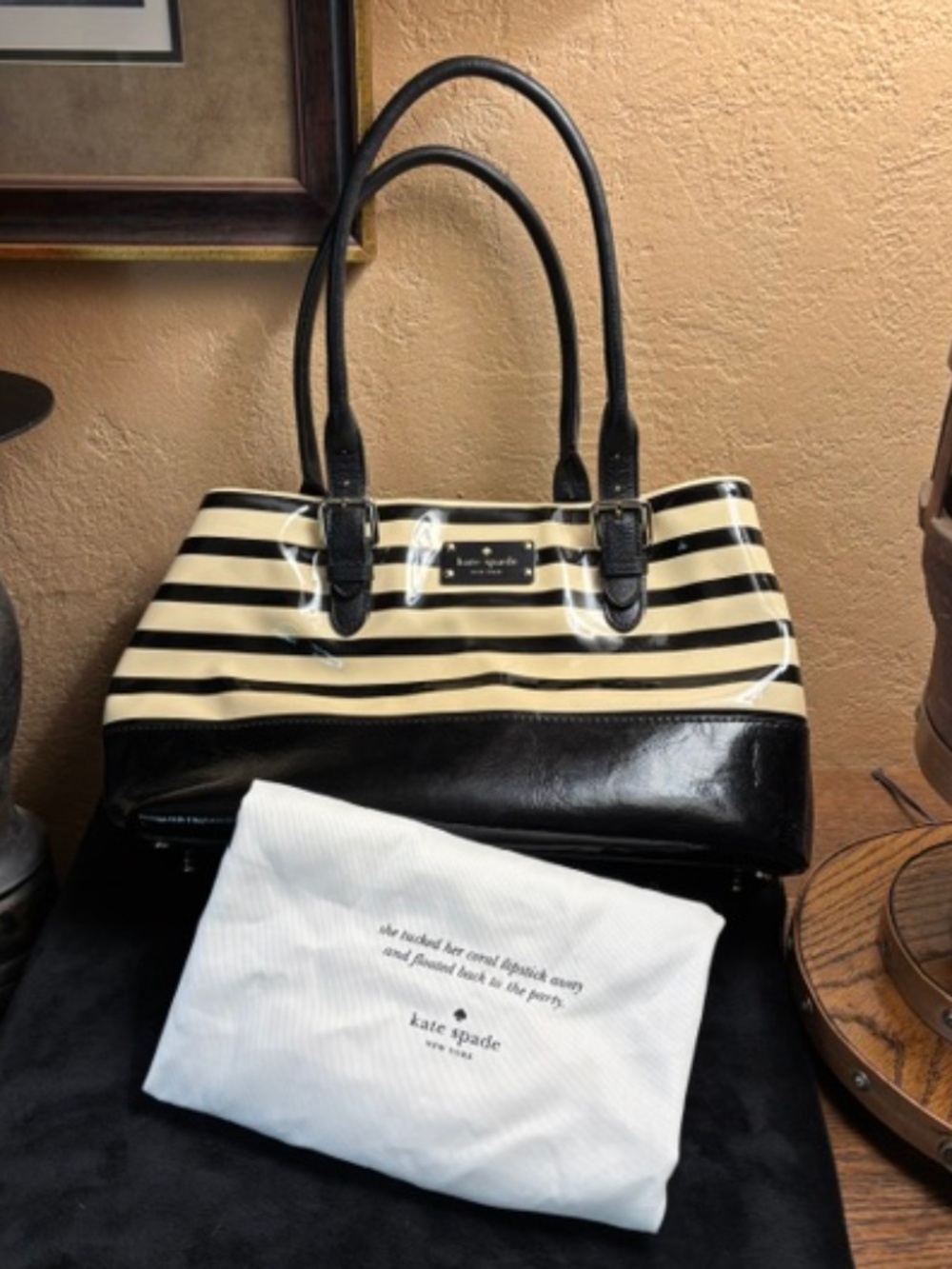Kate Spade- Carlisle Street Elena Handbag w/ dust cover